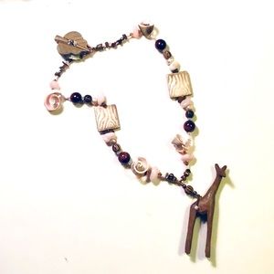 Gentle Giraffe Statement Necklace